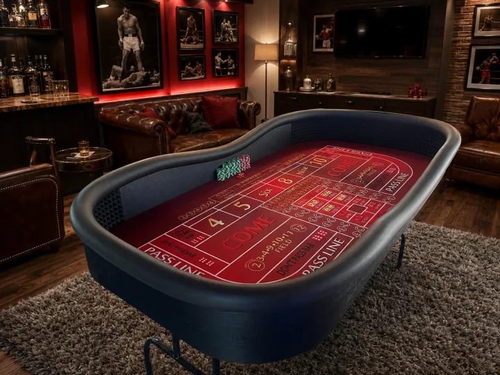 Red ATS and Hop Bets Craps Table