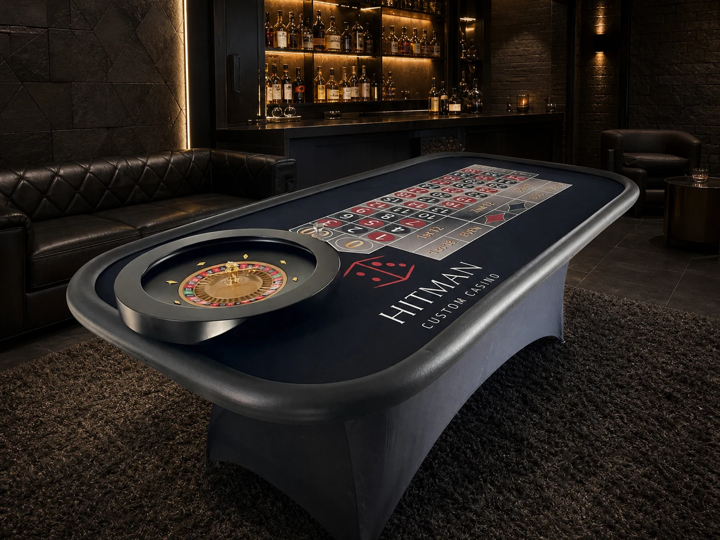 Hitman Roulette Table with 20-Inch Wheel