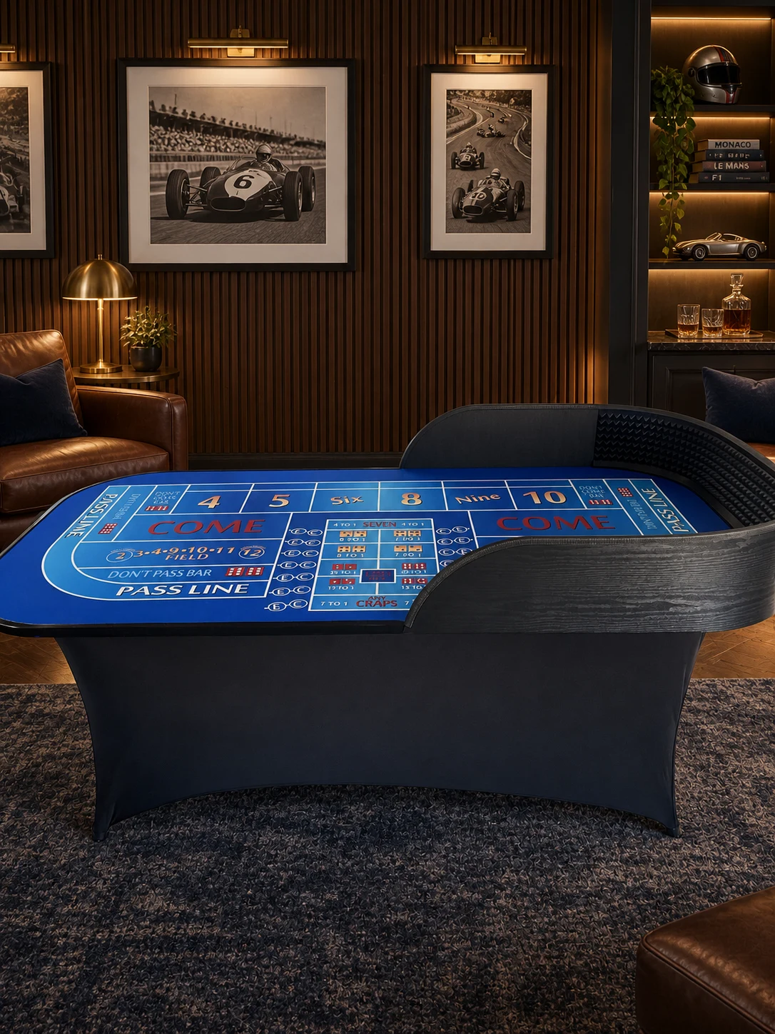 Photo 2 of Blue Off the Diamond Wall Practice Table