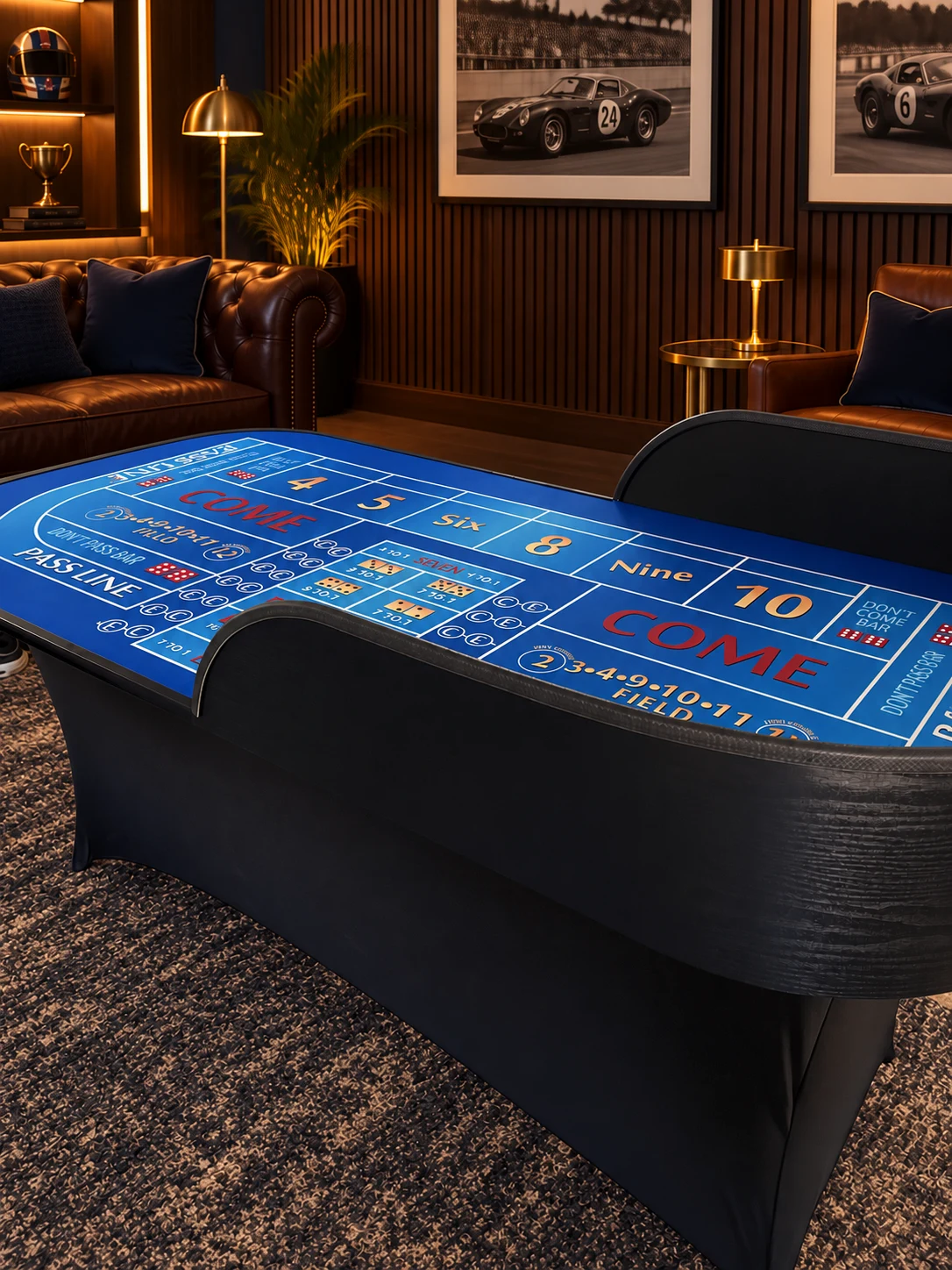 Photo 3 of Blue Off the Diamond Wall Practice Table