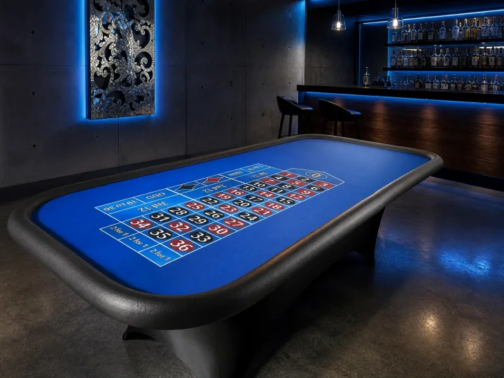Single Zero Roulette Table