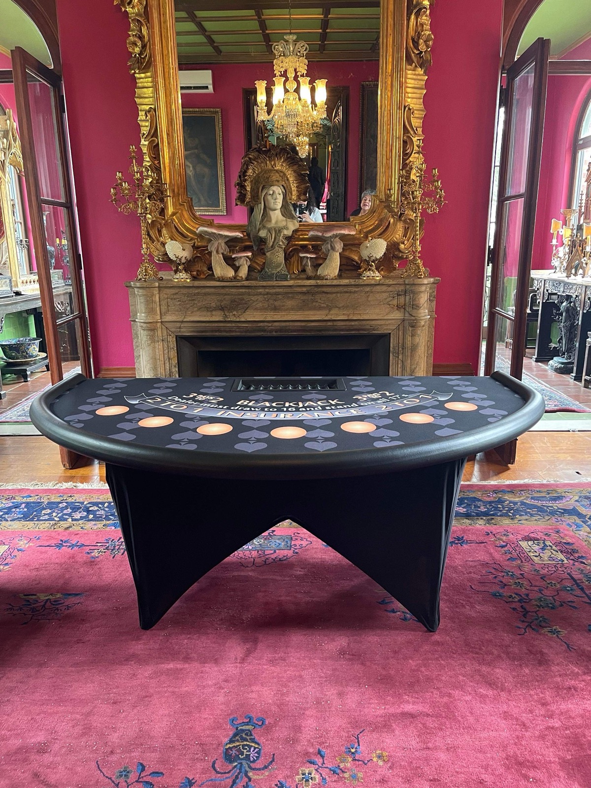 Photo 2 of 2-in-1 Blackjack and Craps Table Top