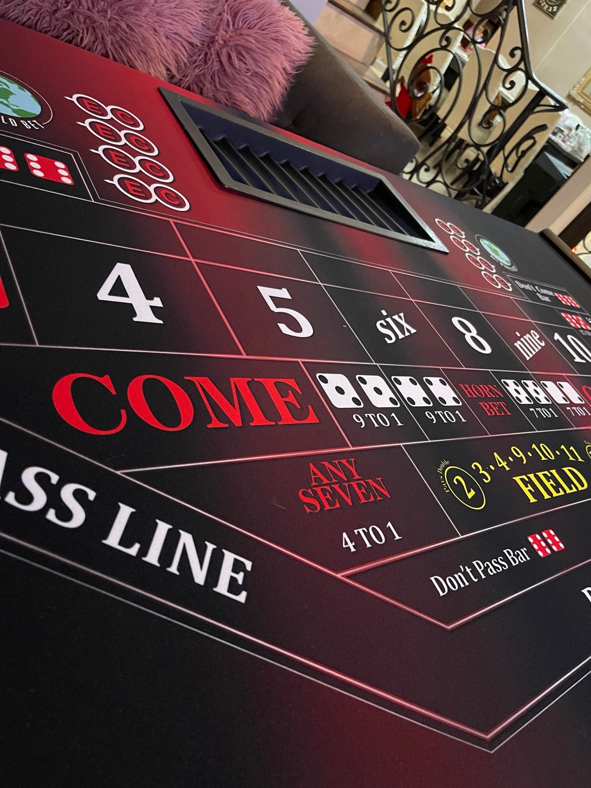 Photo 4 of 2-in-1 Blackjack and Craps Table Top