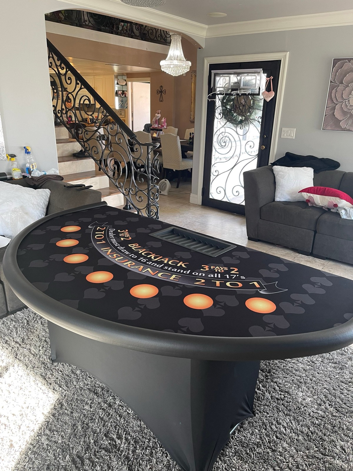 Photo 5 of 2-in-1 Blackjack and Craps Table Top