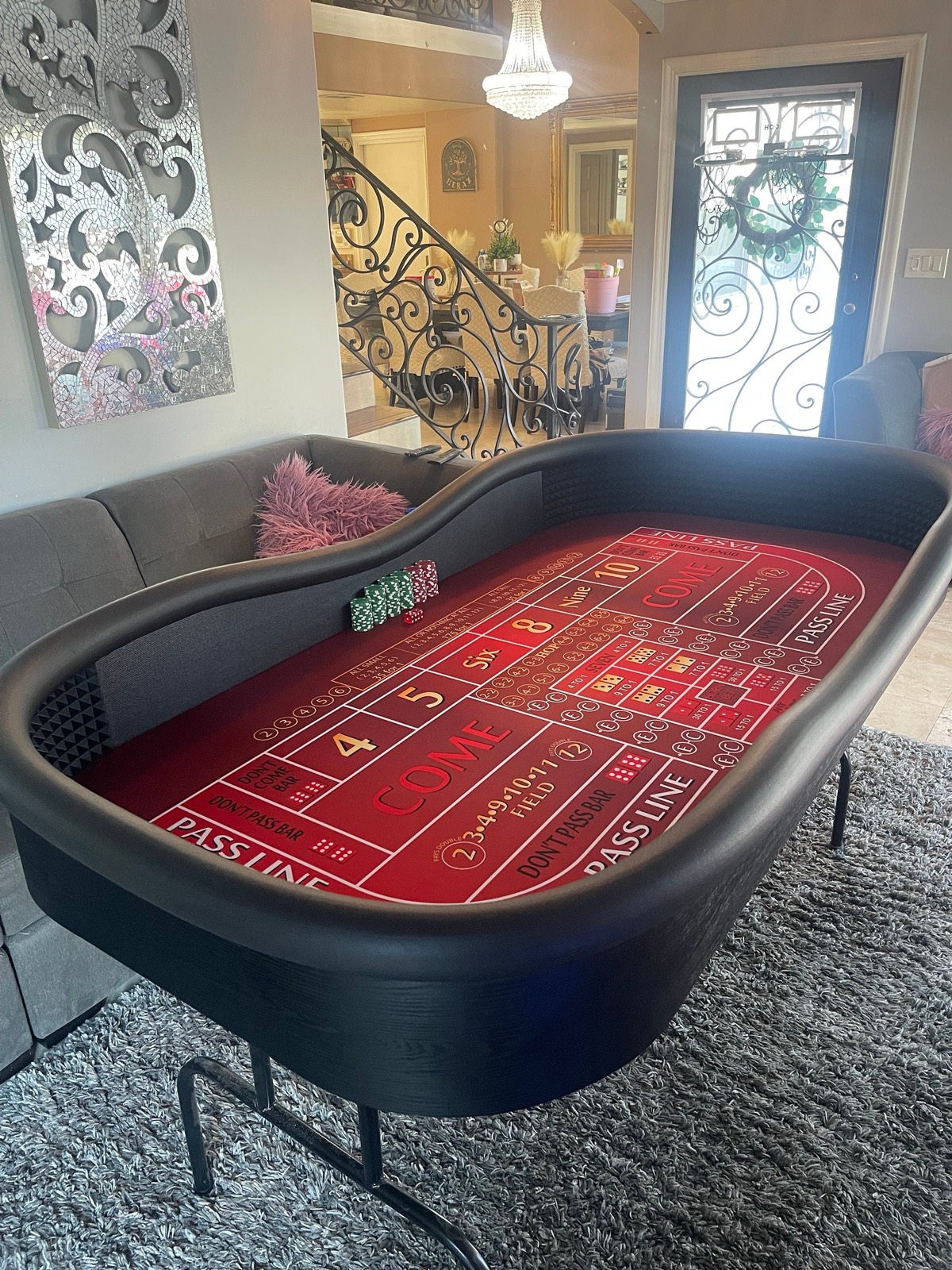 Photo 2 of Red ATS and Hop Bets Craps Table