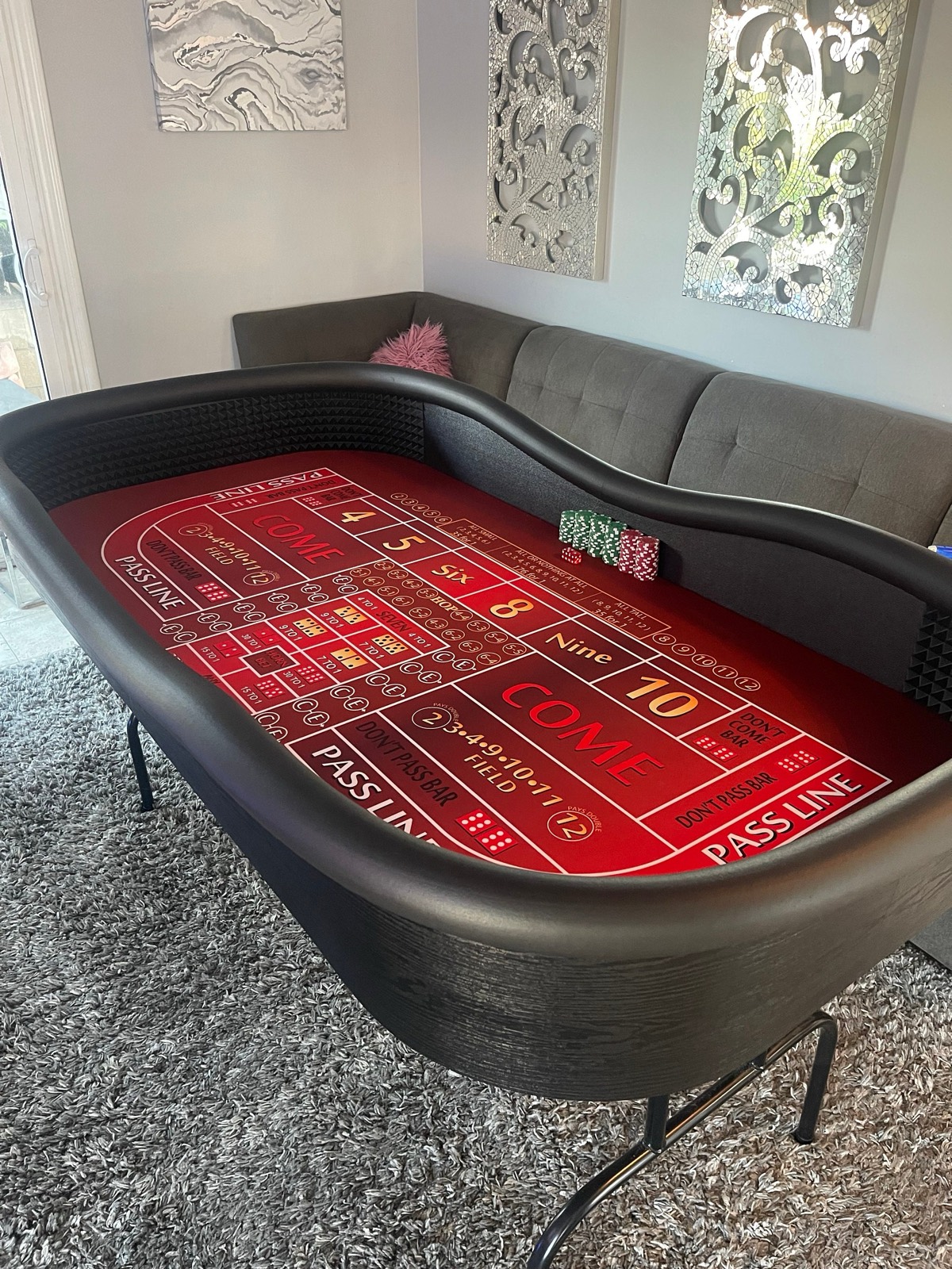 Photo 3 of Red ATS and Hop Bets Craps Table