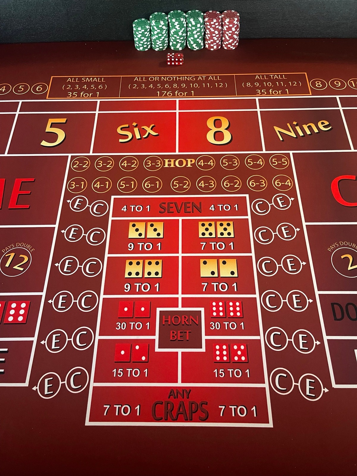 Photo 5 of Red ATS and Hop Bets Craps Table