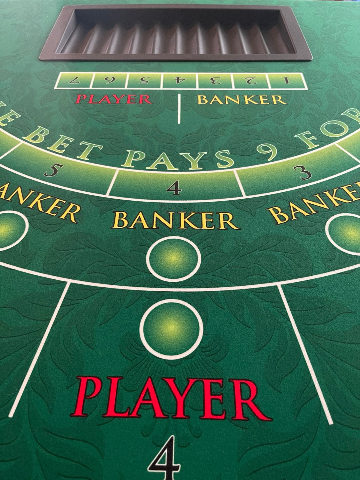 Photo 7 of Green Baccarat Table with Folding Legs