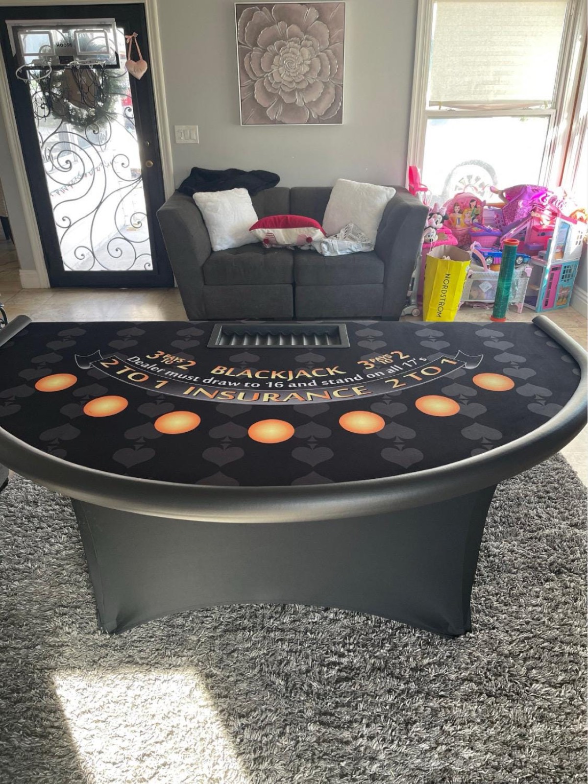 Photo 3 of Blackjack Table with Black Layout