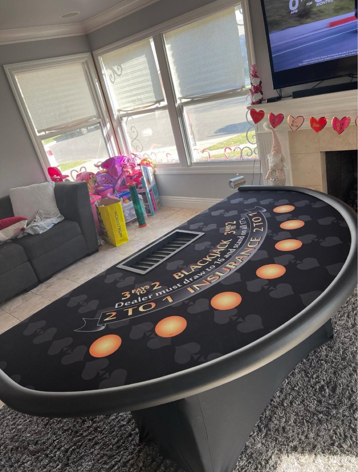 Photo 5 of Blackjack Table with Black Layout