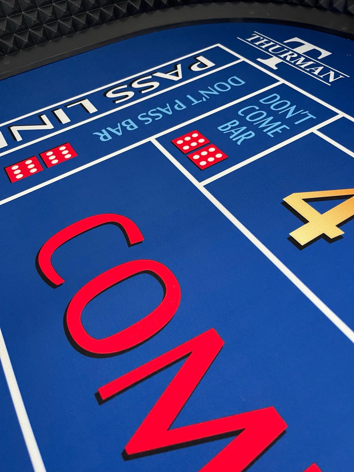 Photo 4 of Blue Diamond Craps Table with Folding Legs