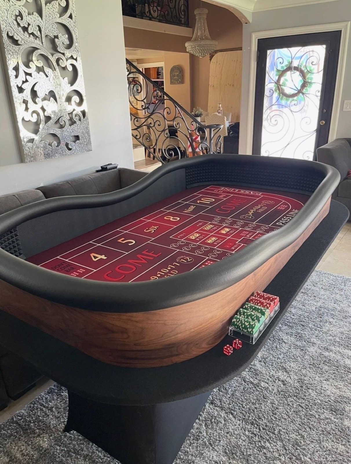 Photo 3 of Chardonnay Craps Table with Drink Ledge