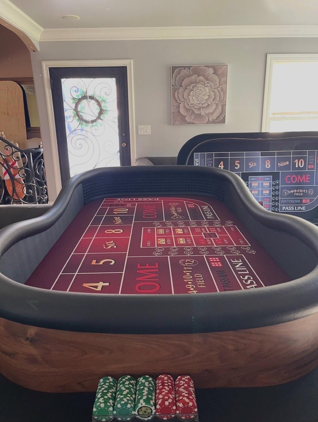 Photo 6 of Chardonnay Craps Table with Drink Ledge
