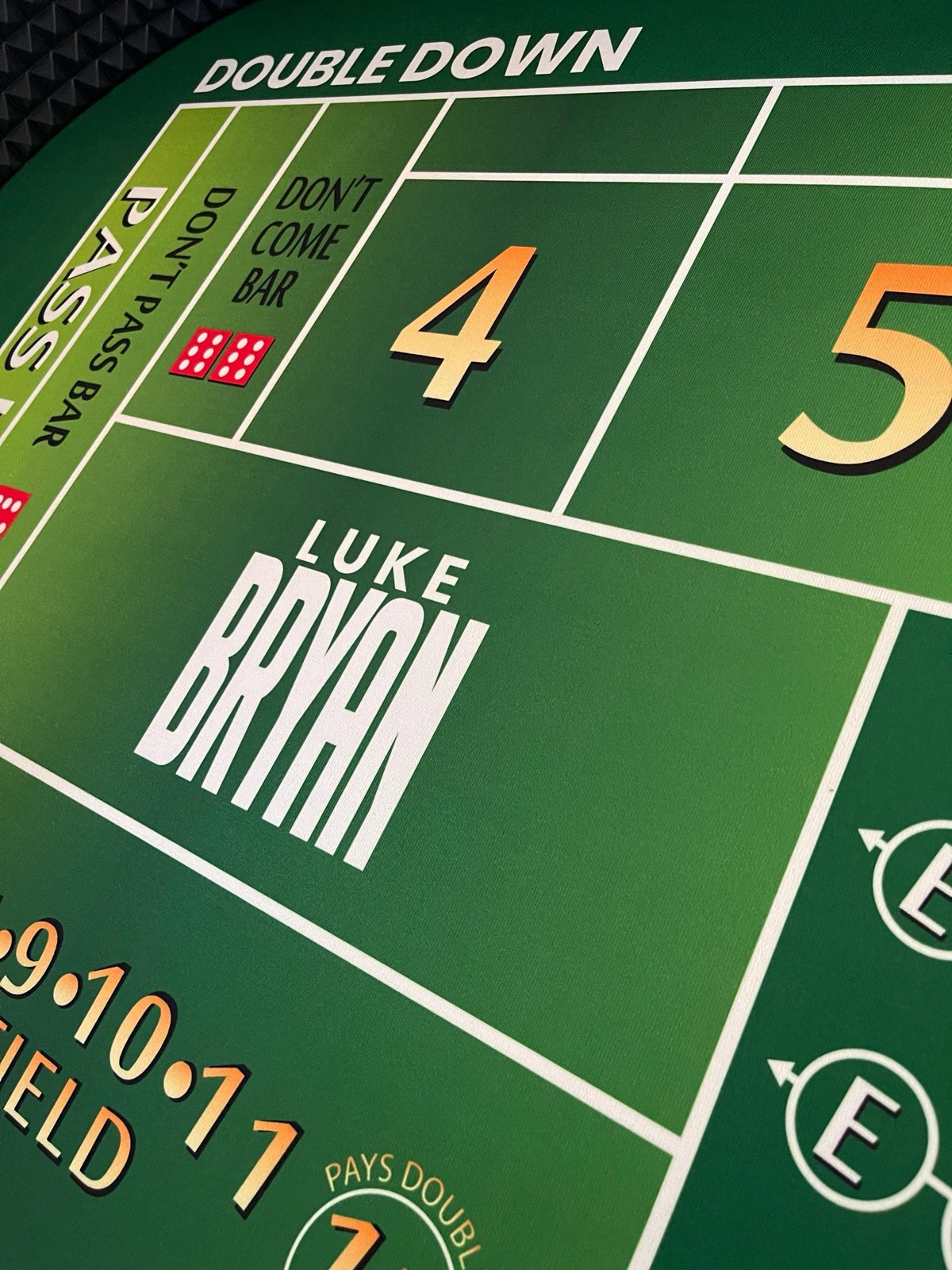 Photo 5 of Personalized Craps Table with Drink Ledge