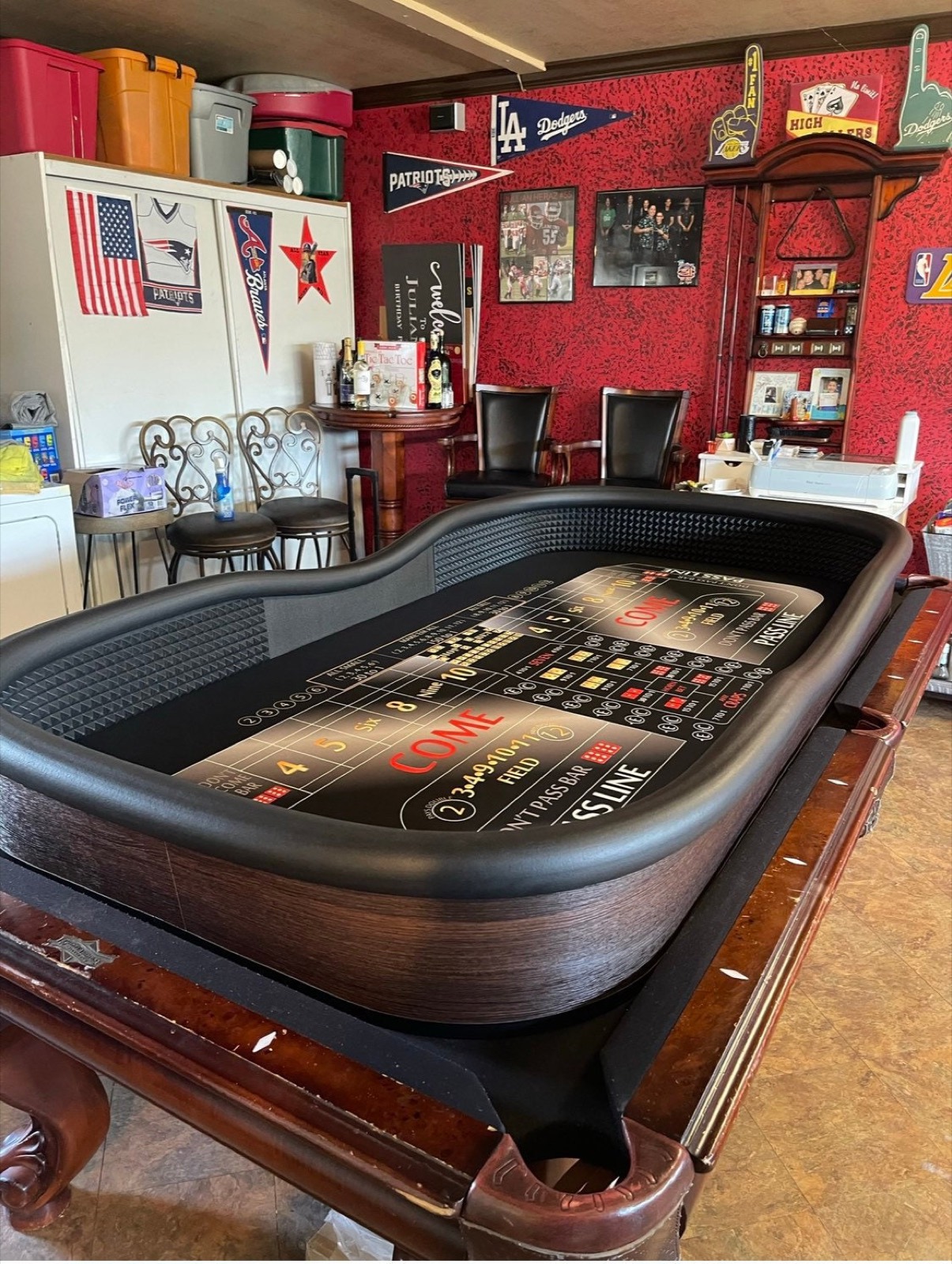 Photo 5 of Craps Table Top Insert for 8-Foot Pool Tables