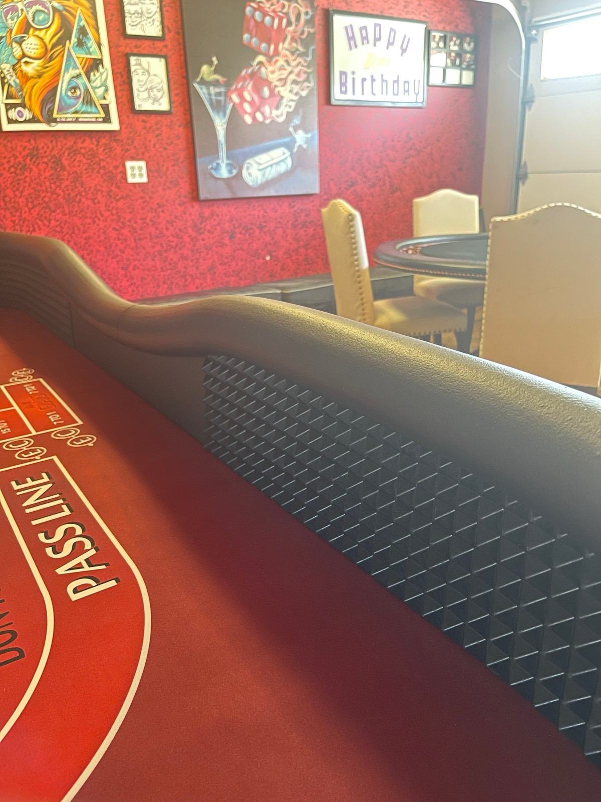 Photo 11 of Red Craps Table Top for 8-Foot Pool Tables