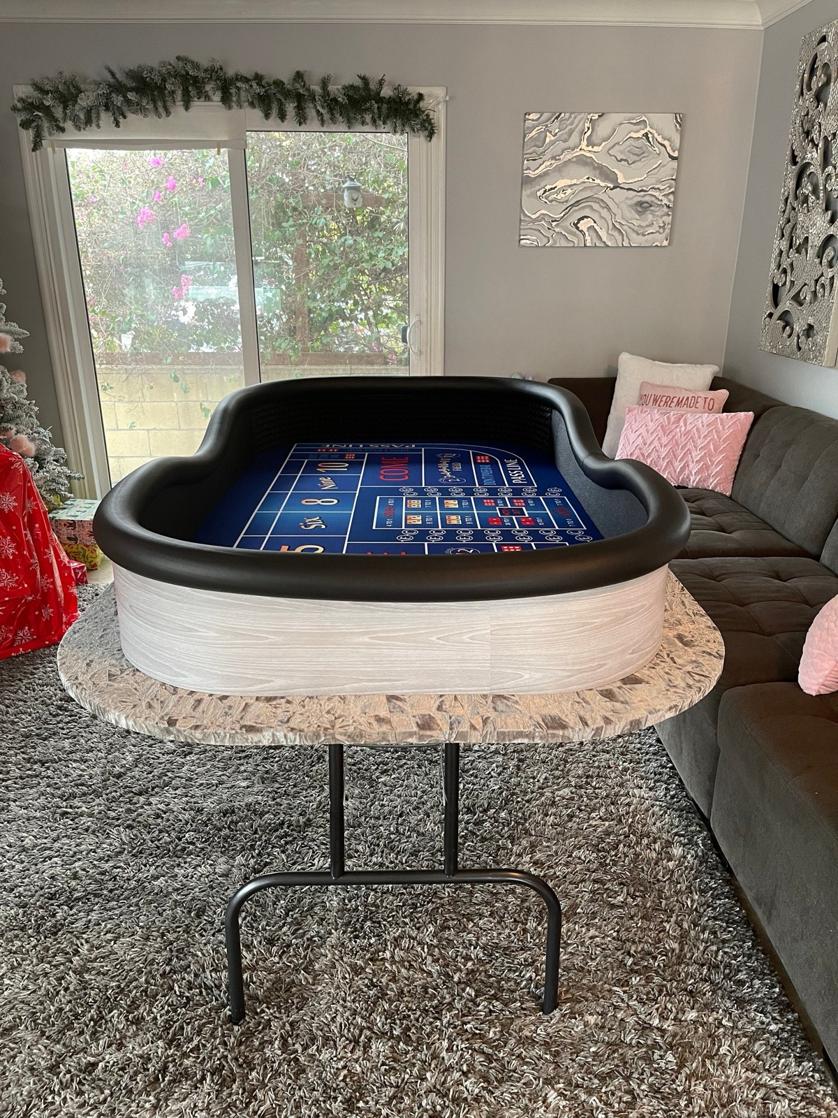 Photo 6 of Blue Craps Table with Marble Exterior
