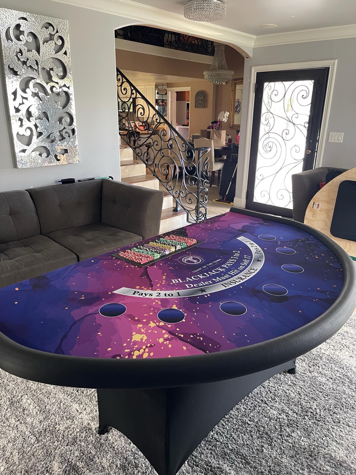 Photo 8 of Custom Blackjack Table with Your Name or Logo