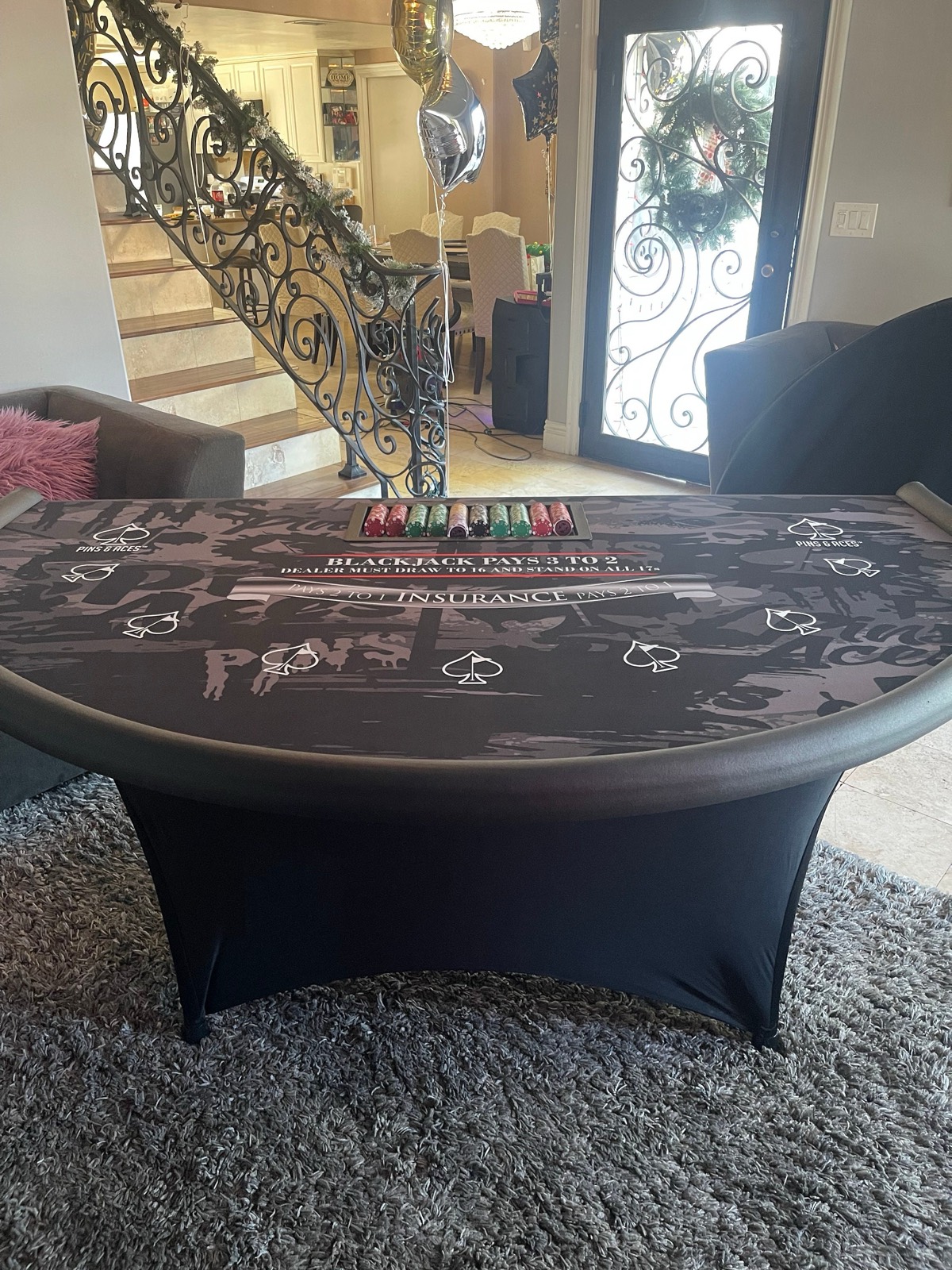 Photo 4 of Custom Blackjack Table with Your Name or Logo