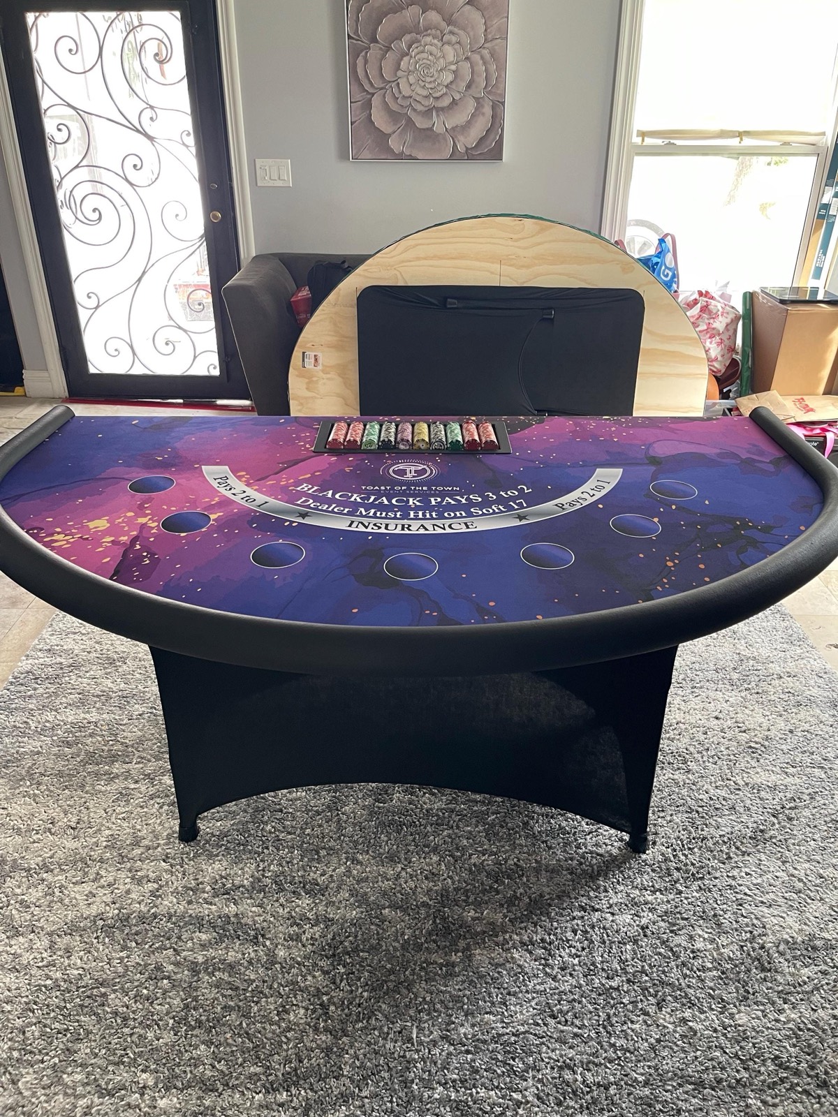 Photo 5 of Custom Blackjack Table with Your Name or Logo