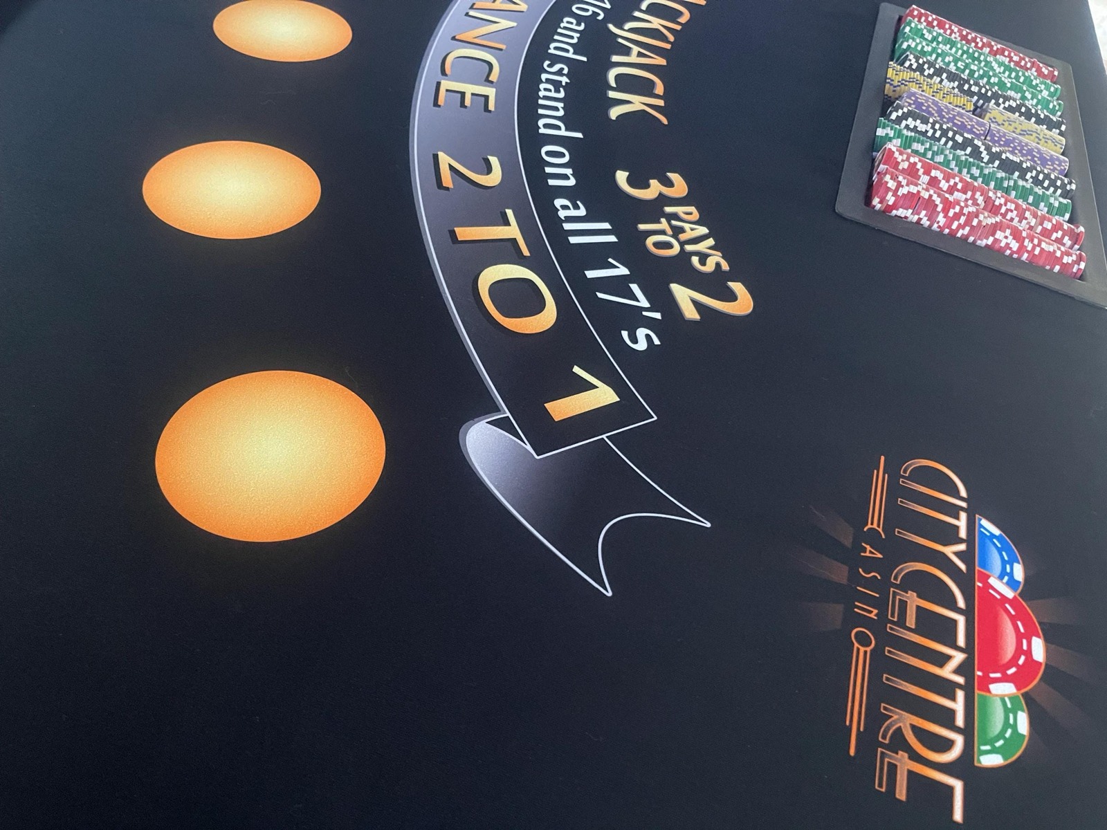 Photo 6 of Custom Blackjack Table with Your Name or Logo