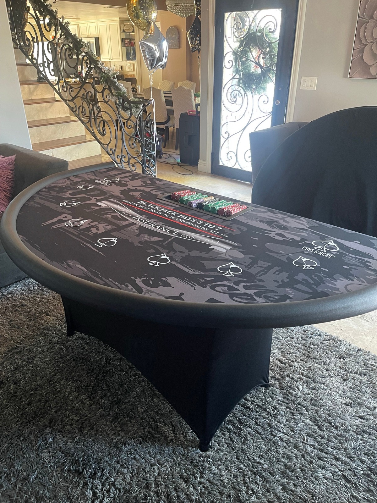 Photo 10 of Custom Blackjack Table with Your Name or Logo