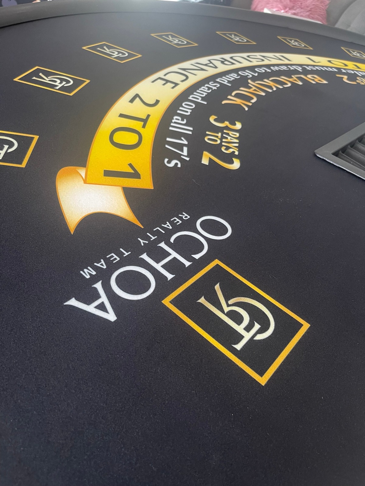 Photo 12 of Custom Blackjack Table with Your Name or Logo