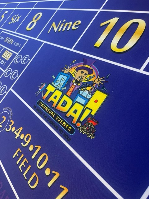 Custom layout example from the Craps Tables listing