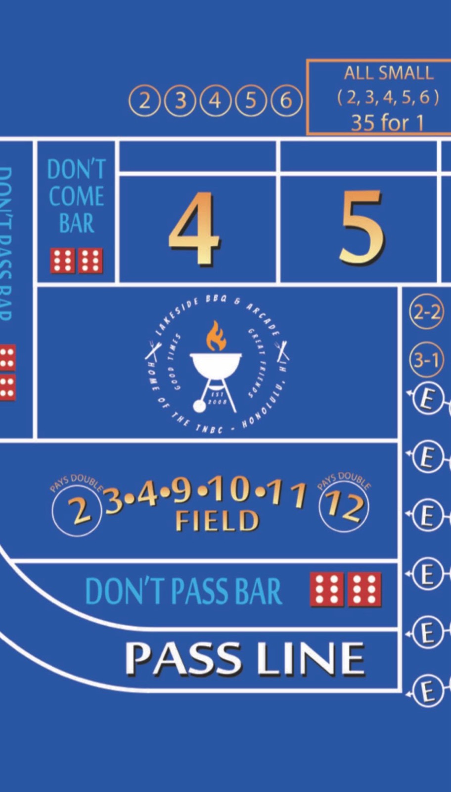 Photo 9 of Custom Craps Table and Layout