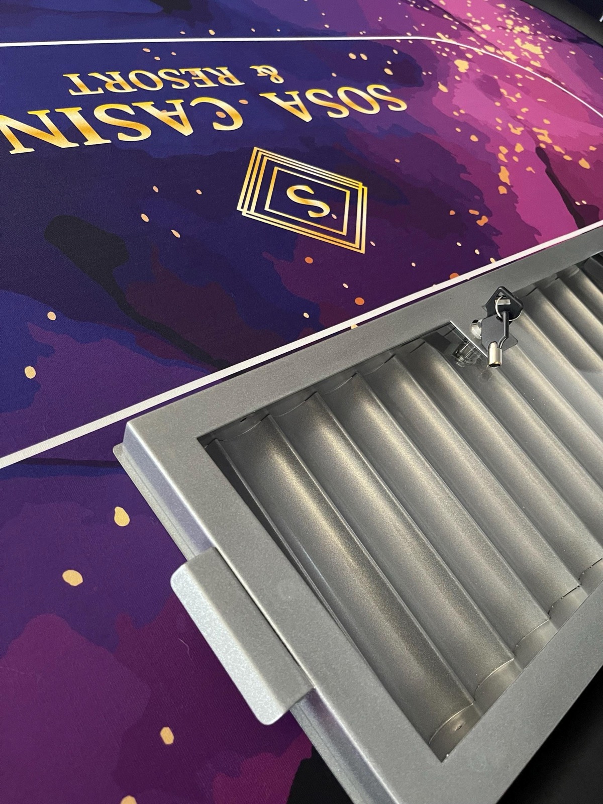 Photo 7 of Custom Poker Table with Locking Chip Tray