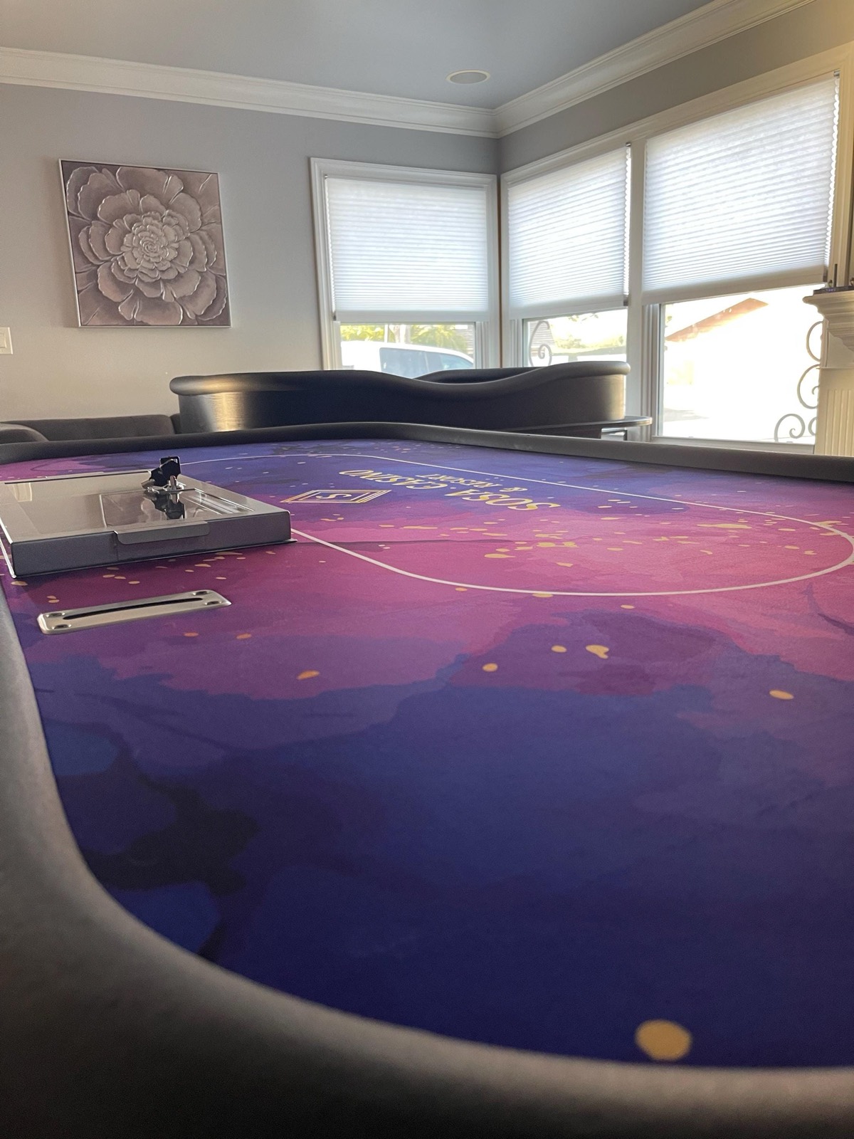 Photo 9 of Custom Poker Table with Locking Chip Tray