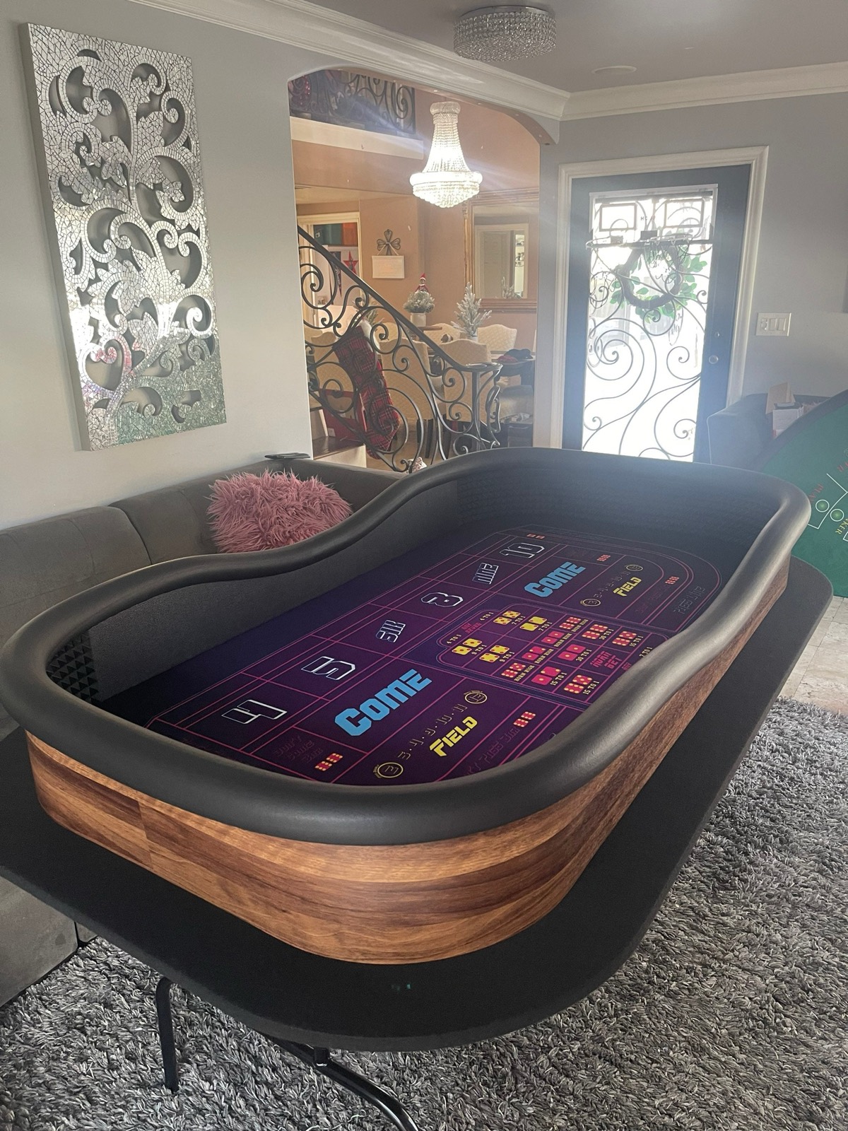 Photo 2 of Genesis Craps Table in Dark Brown
