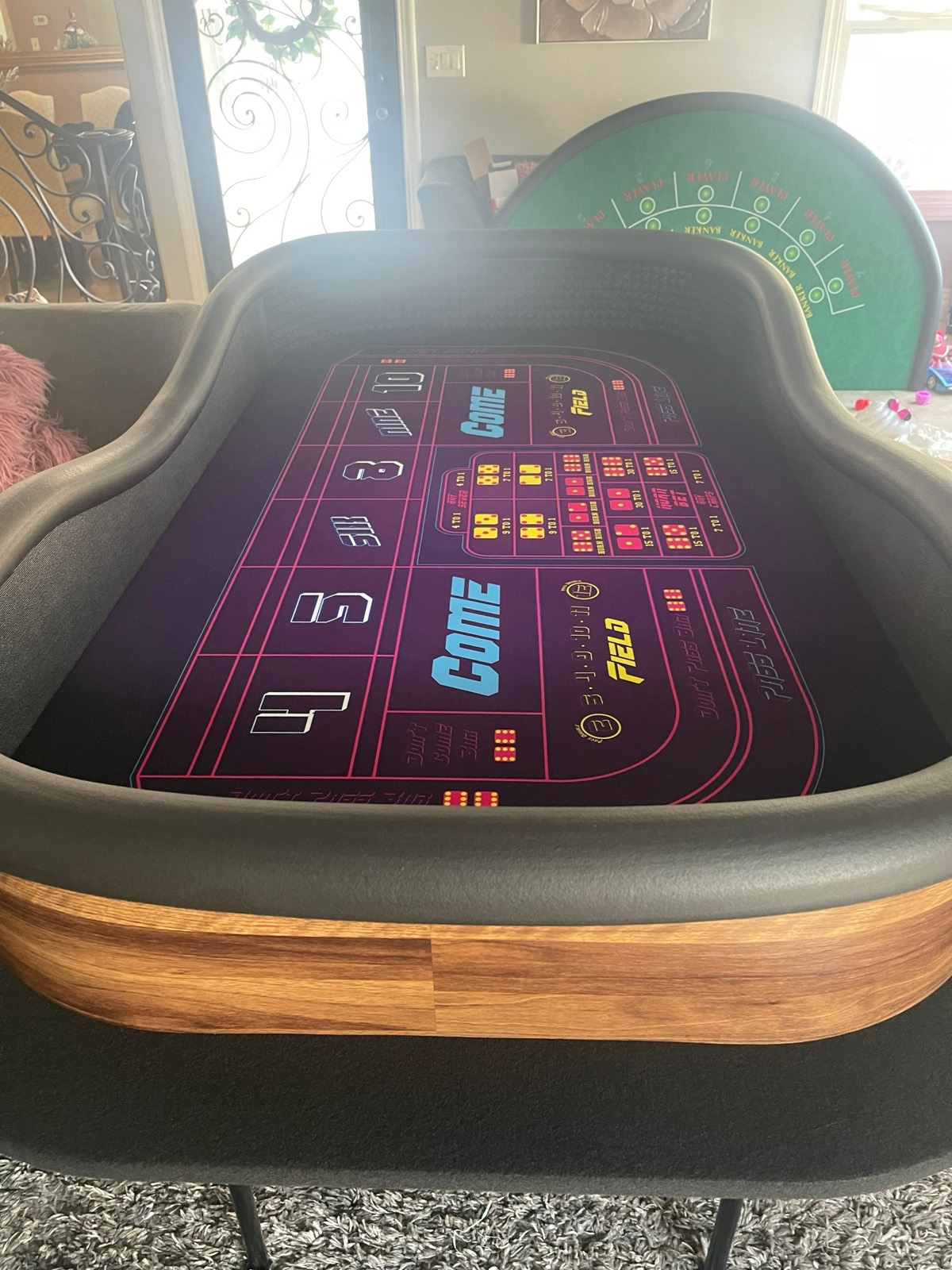 Photo 3 of Genesis Craps Table in Dark Brown