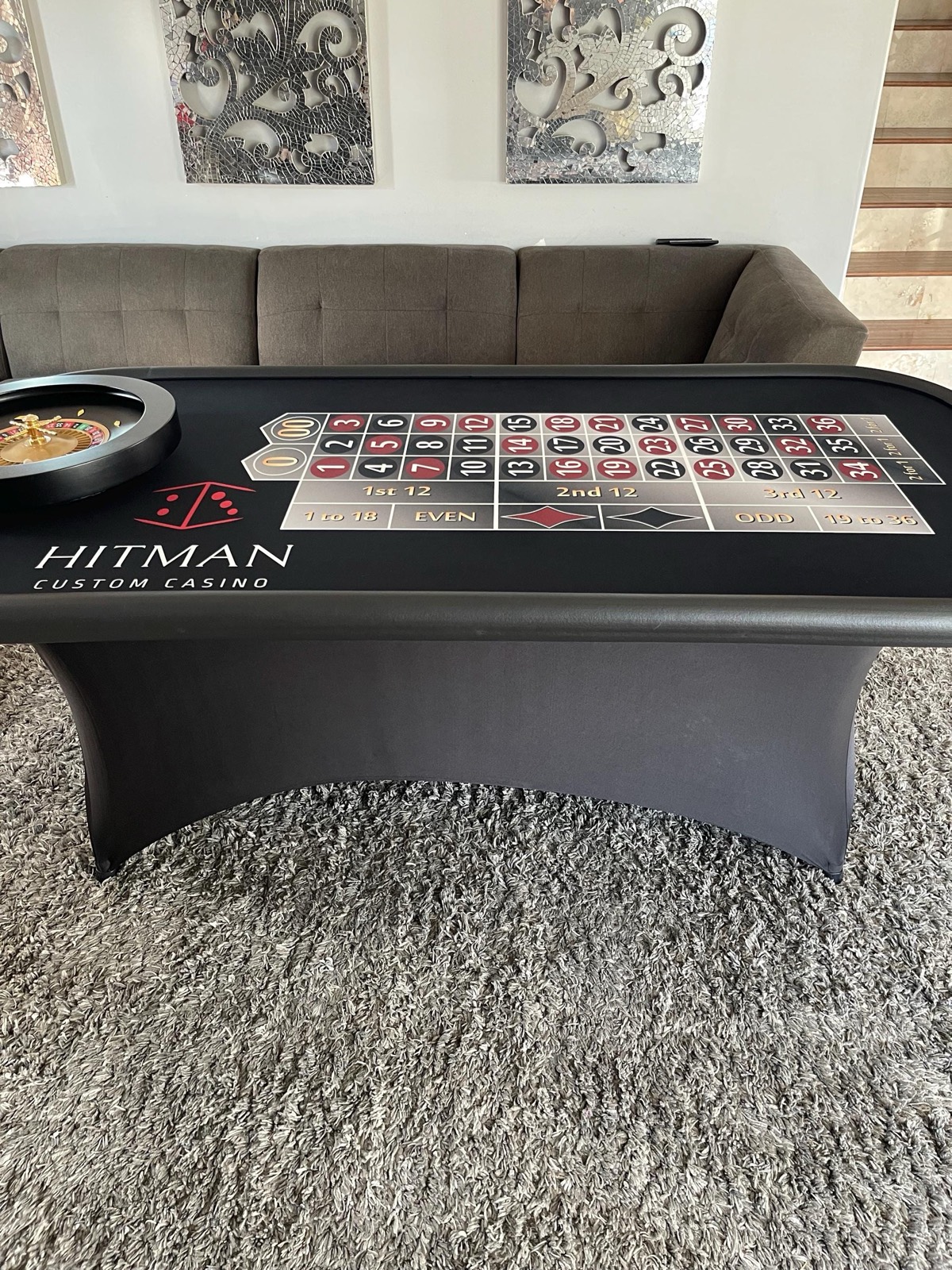 Photo 4 of Hitman Roulette Table with 20-Inch Wheel