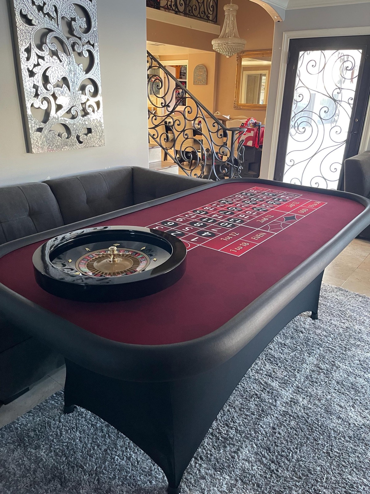 Photo 2 of Luxury Roulette Table with 20-Inch Wheel