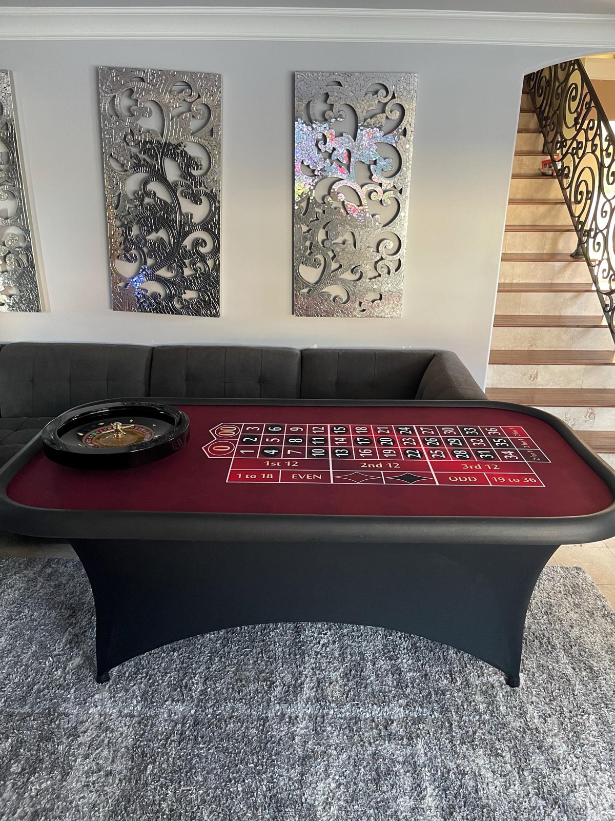 Photo 3 of Luxury Roulette Table with 20-Inch Wheel