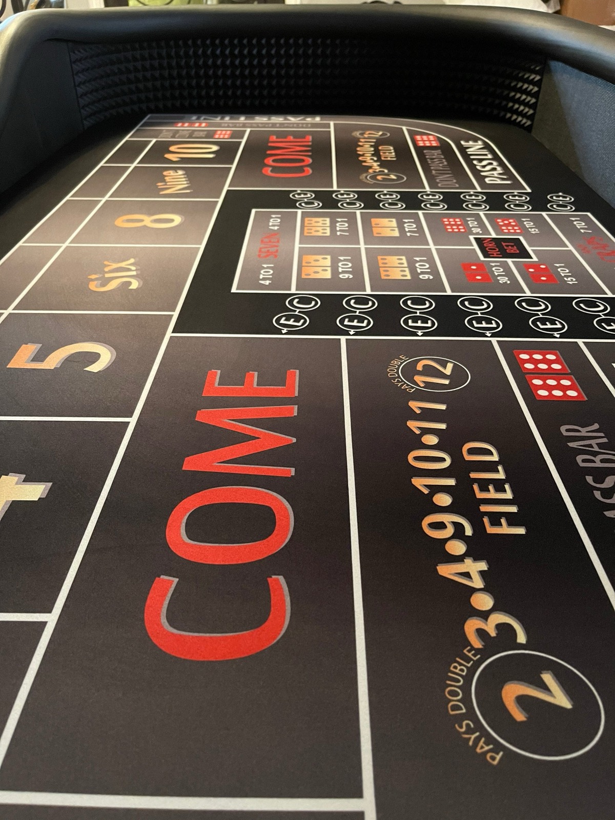 Photo 4 of Midnight Craps Table with Diamond Walls