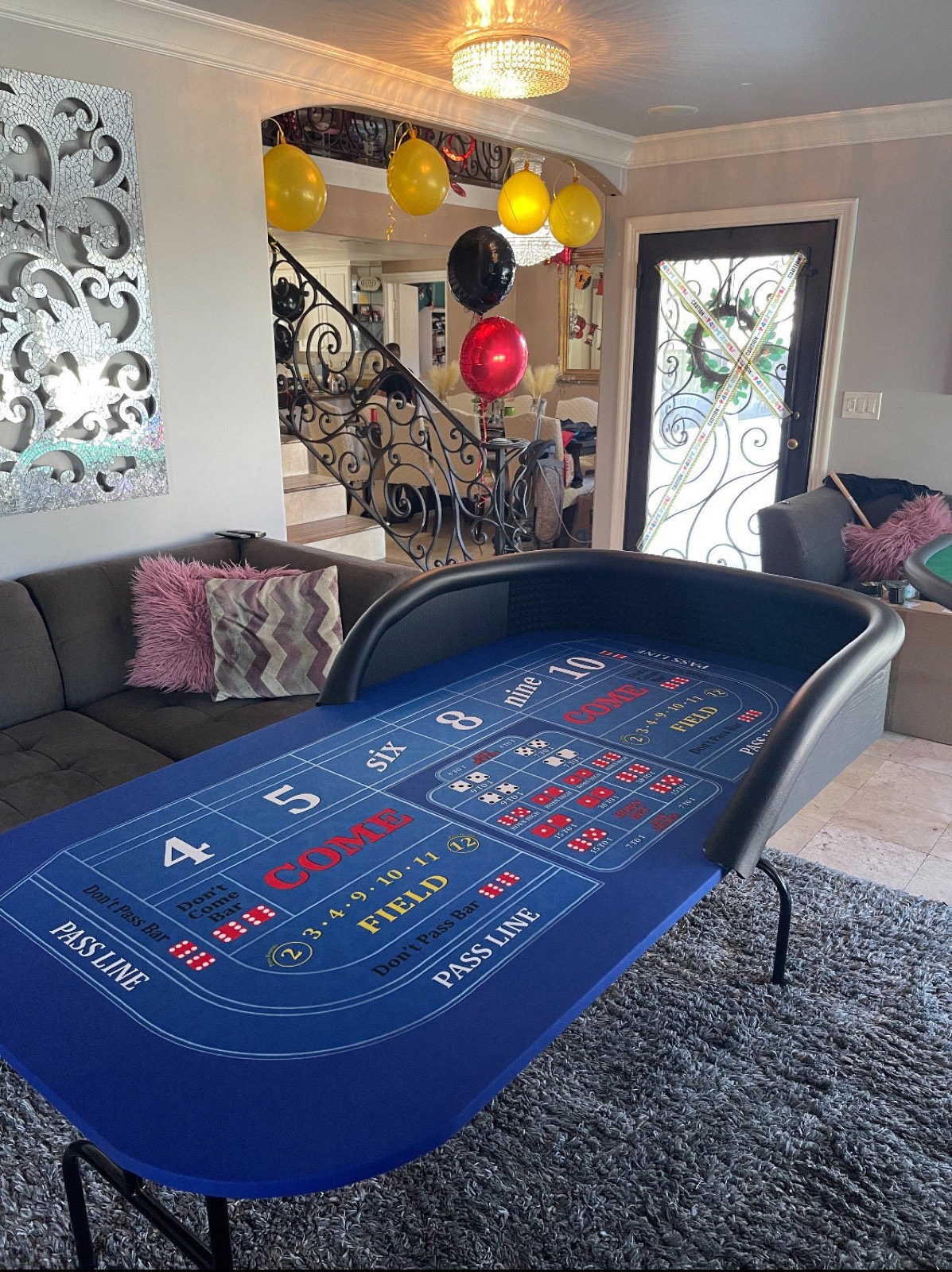 Photo 11 of Blue Off the Diamond Wall Practice Table