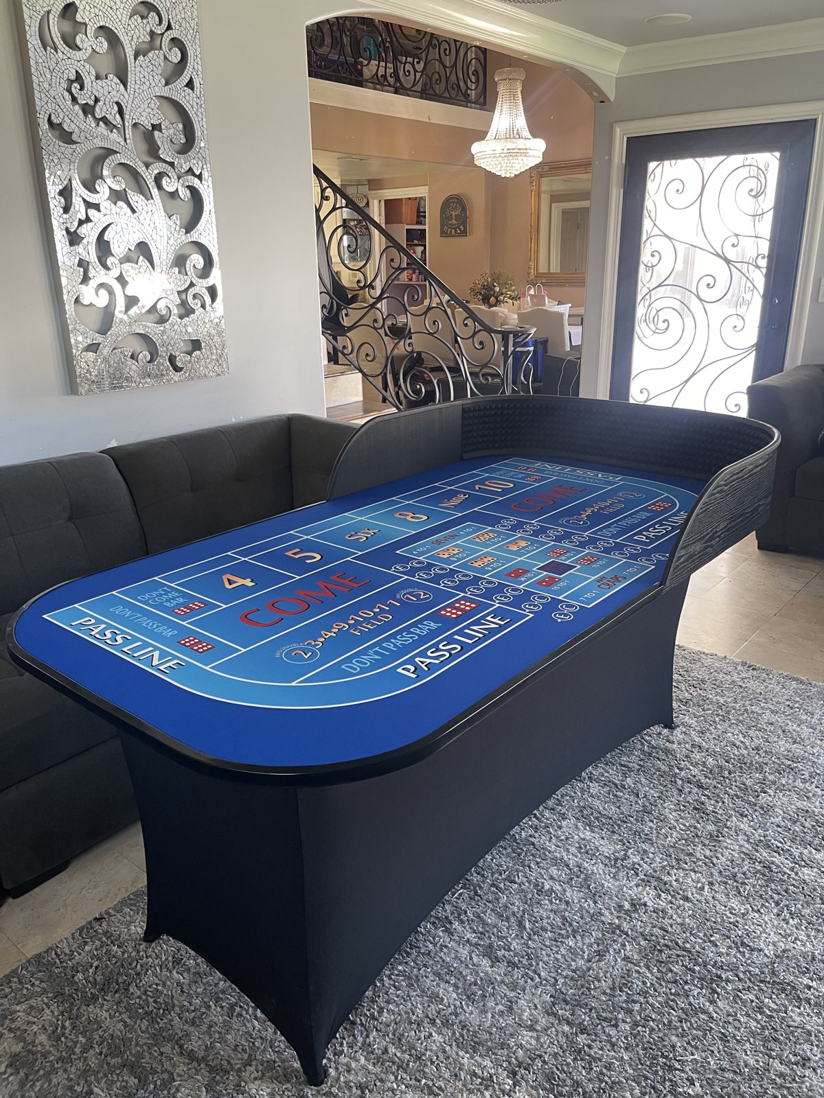 Photo 6 of Blue Off the Diamond Wall Practice Table
