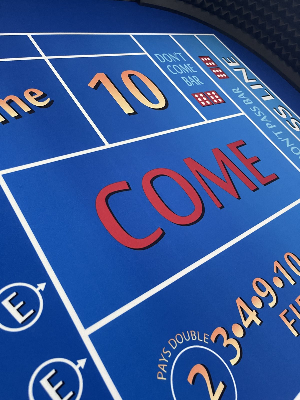 Photo 9 of Blue Off the Diamond Wall Practice Table