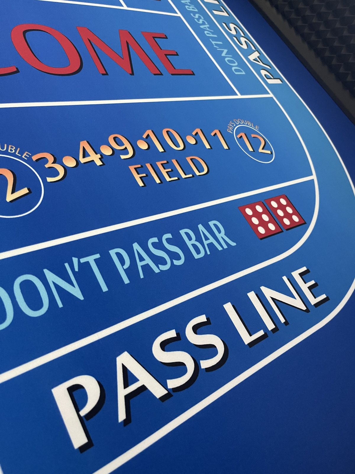 Photo 10 of Blue Off the Diamond Wall Practice Table