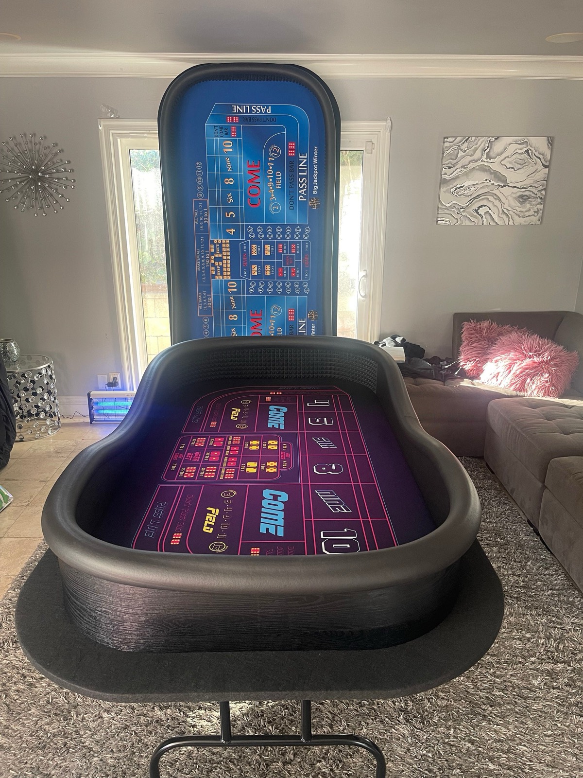 Photo 3 of Purple Genesis Craps Table