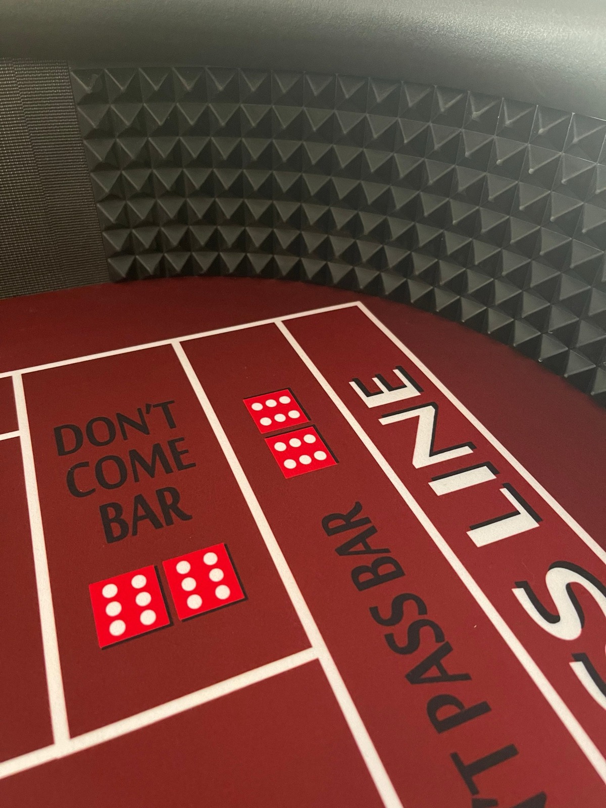 Photo 3 of Sharp Burgundy Craps Table