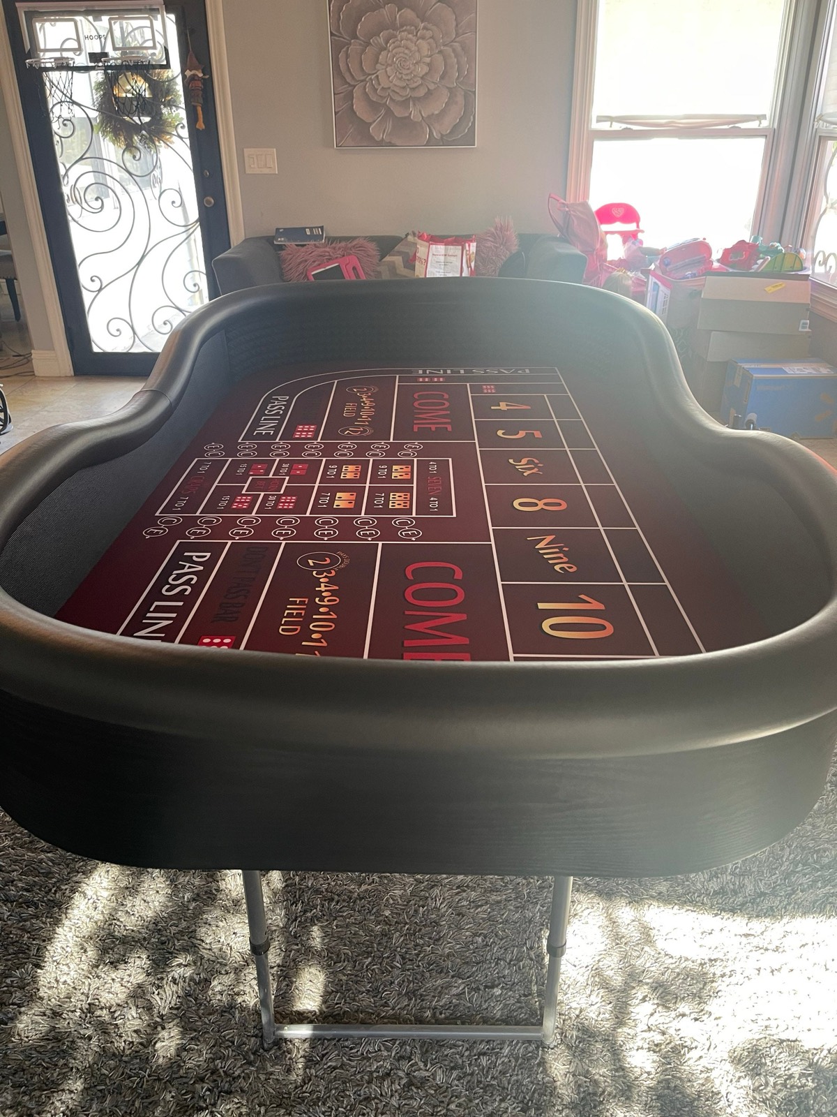Photo 6 of Sharp Burgundy Craps Table