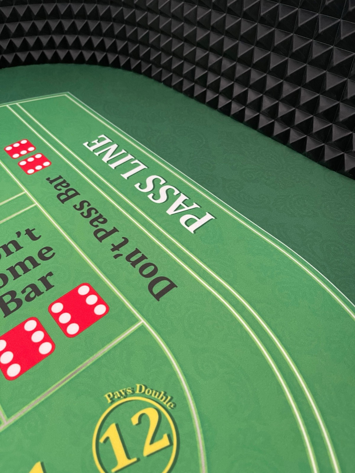 Photo 3 of Sharp Craps Table with Green Felt