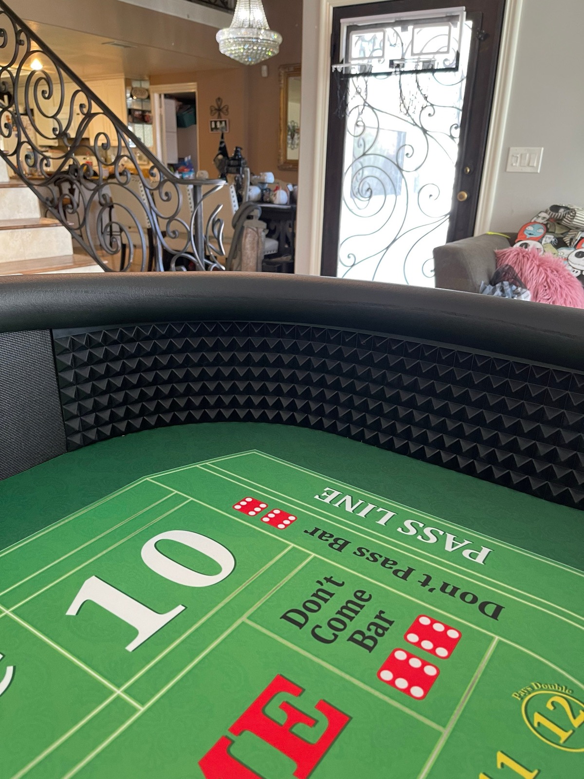 Photo 6 of Sharp Craps Table with Green Felt