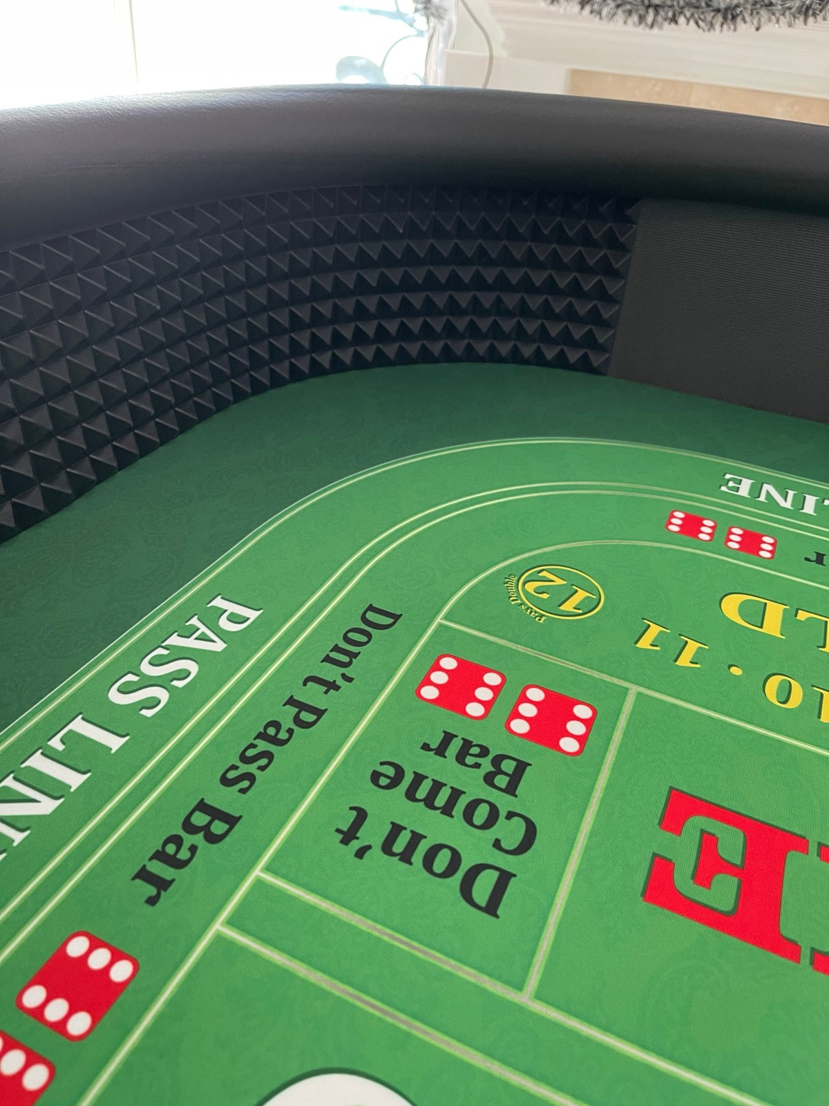 Photo 7 of Sharp Craps Table with Green Felt