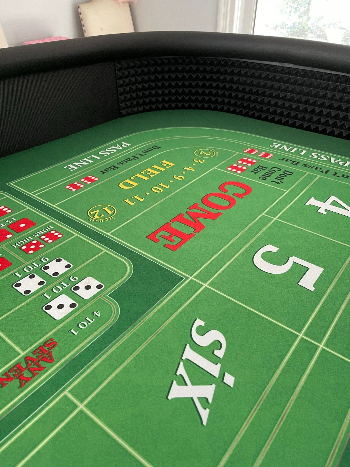 Photo 8 of Sharp Craps Table with Green Felt